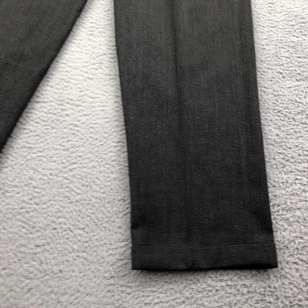 Vintage Banana Republic Pants Mens 40x30 Gray Wool Dress Pleated Cuffed Italy